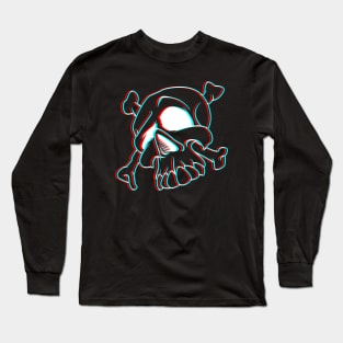 Weird Skull Long Sleeve T-Shirt